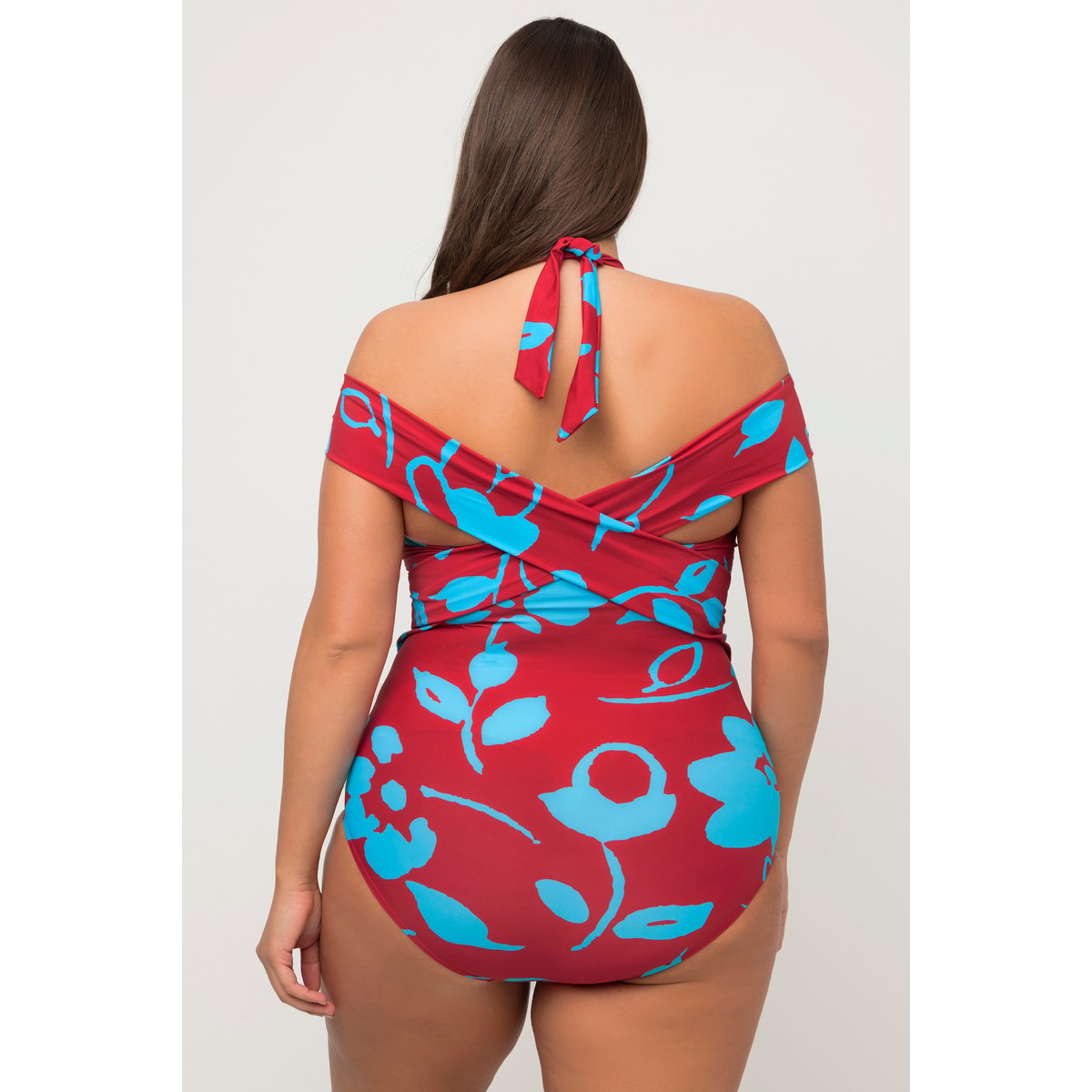Maillot de bain avec bonnets souples. rouge, ULLA POPKEN