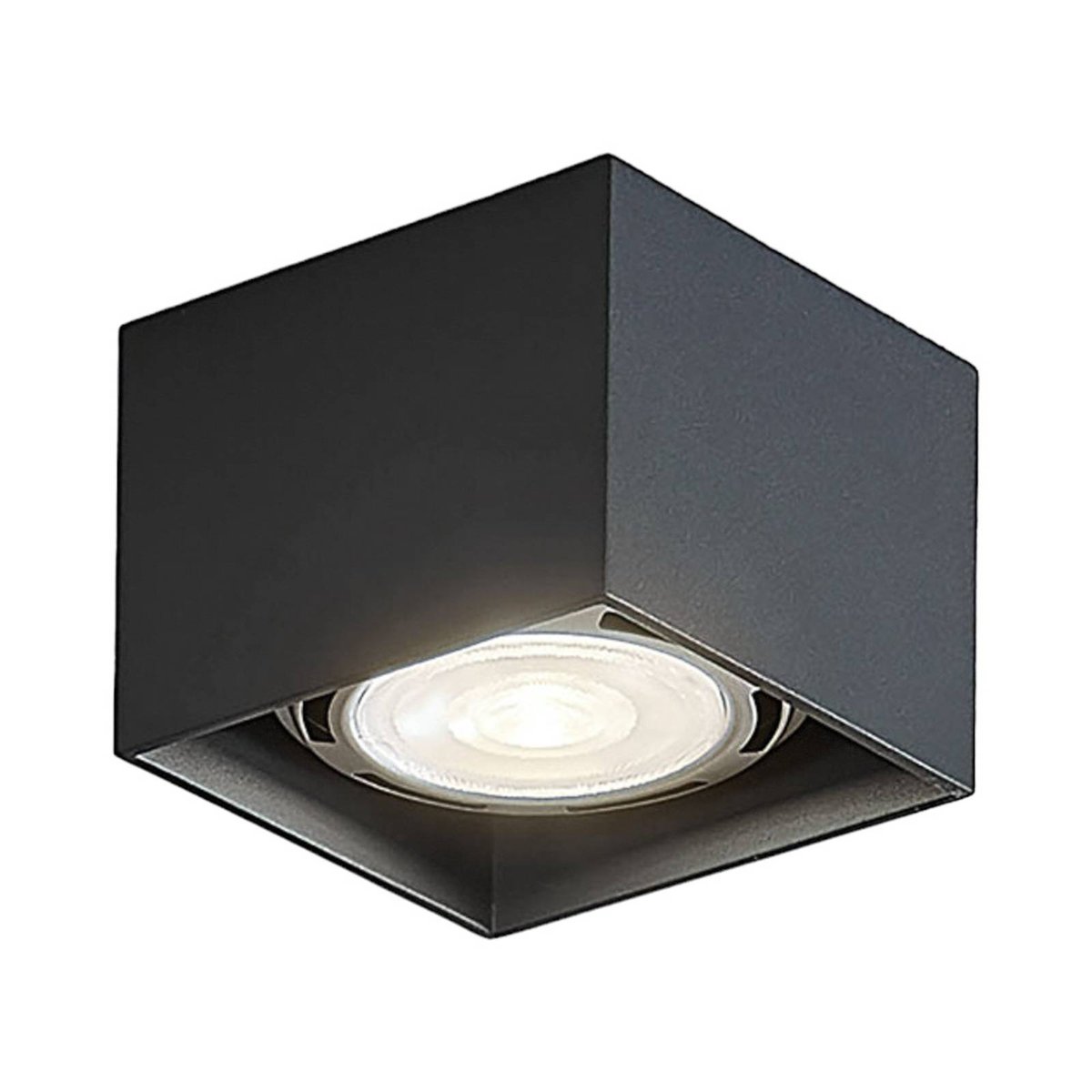 Spot en aluminium moderne, Mabel gris foncé, ARCCHIO