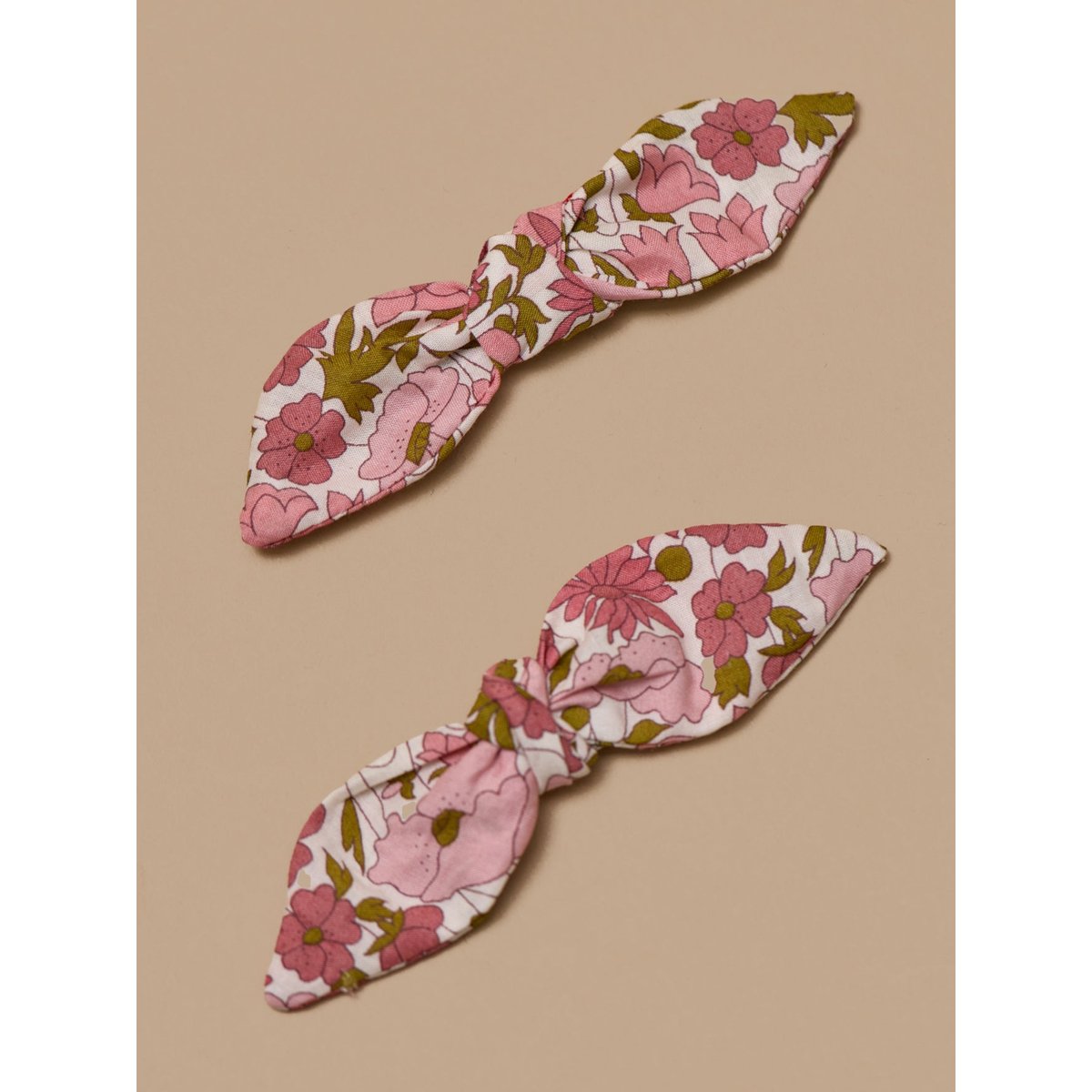 Pinces en tissu Liberty par lot de 2 liberty poppy and daisy, CYRILLUS