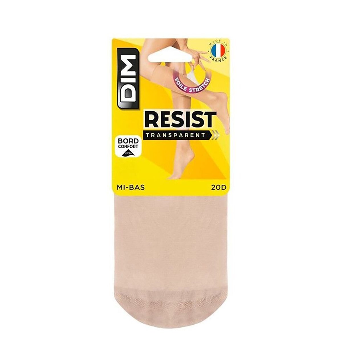 Lot de 3 paires de mi-bas RESIST capri, DIM