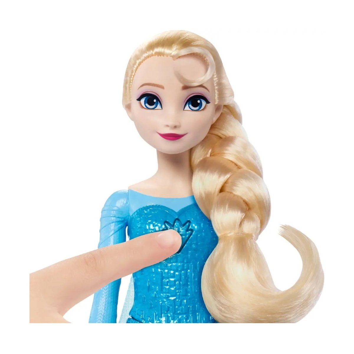 Poupée Disney La Reine des neiges Elsa Ice Power - (MULTILINGUE) bleu, MATTEL