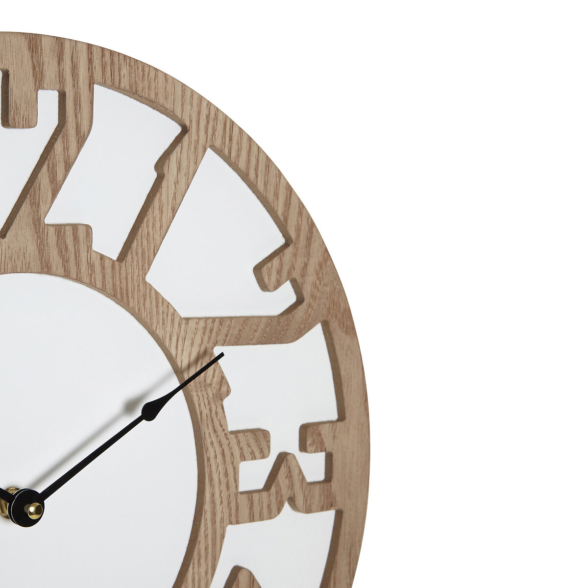 40cm Dark Grain Wooden Wall Clock natural, ÉDITÉ