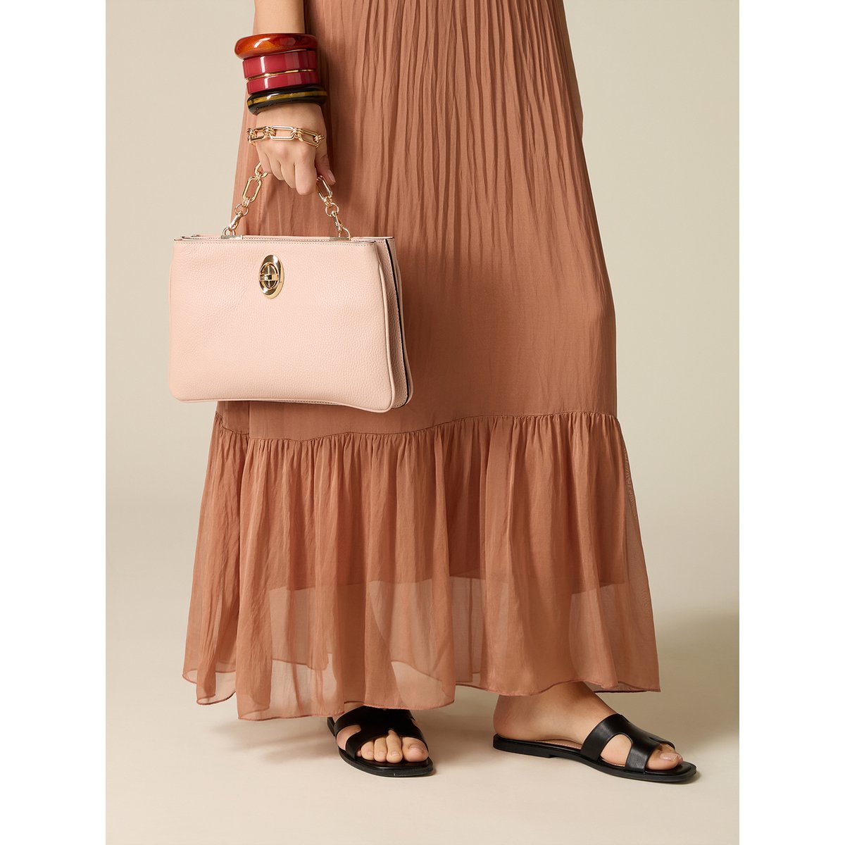 Sac bandoulière rose, OLTRE