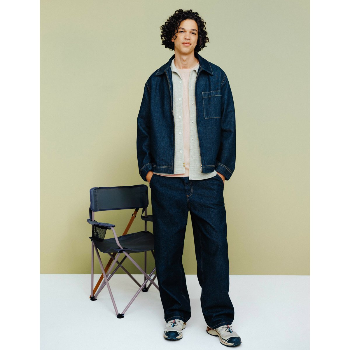 Jean skater brut bleu moyen, BZB