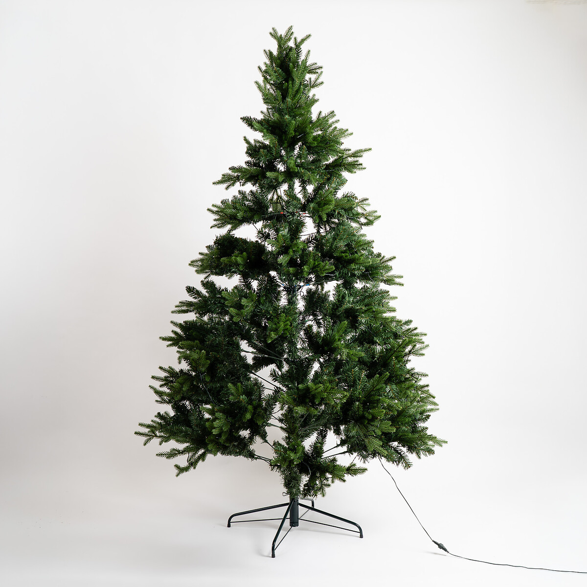 7ft Mixed-Tip Pre-Lit Realistic Christmas Tree green, SO'HOME