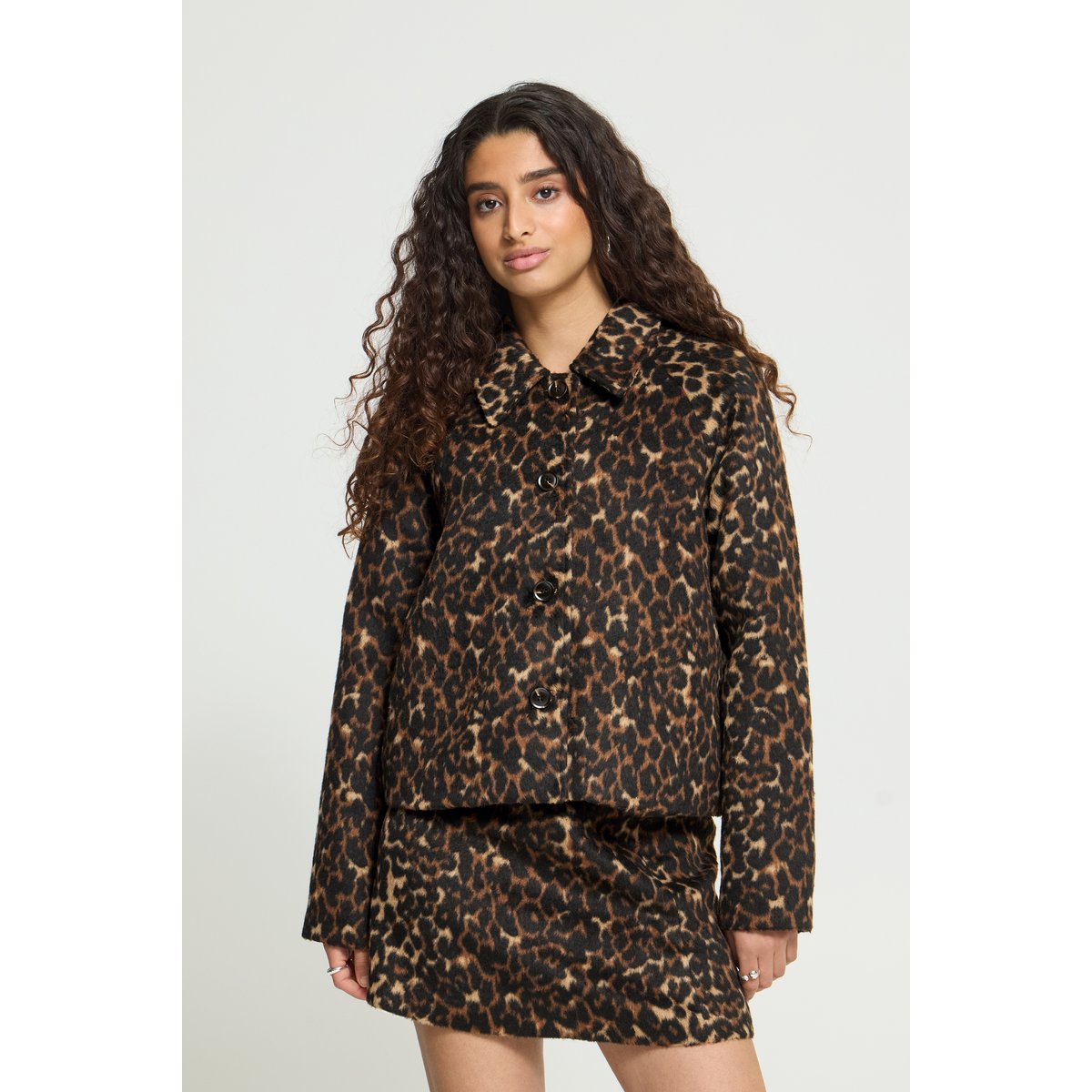 Vestes de transition marron graphic animal, ICHI