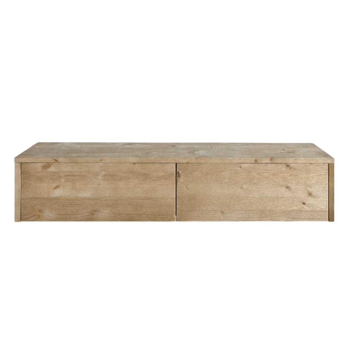 Console murale d’entrée en bois naturel - GINA olivier, HANNUN
