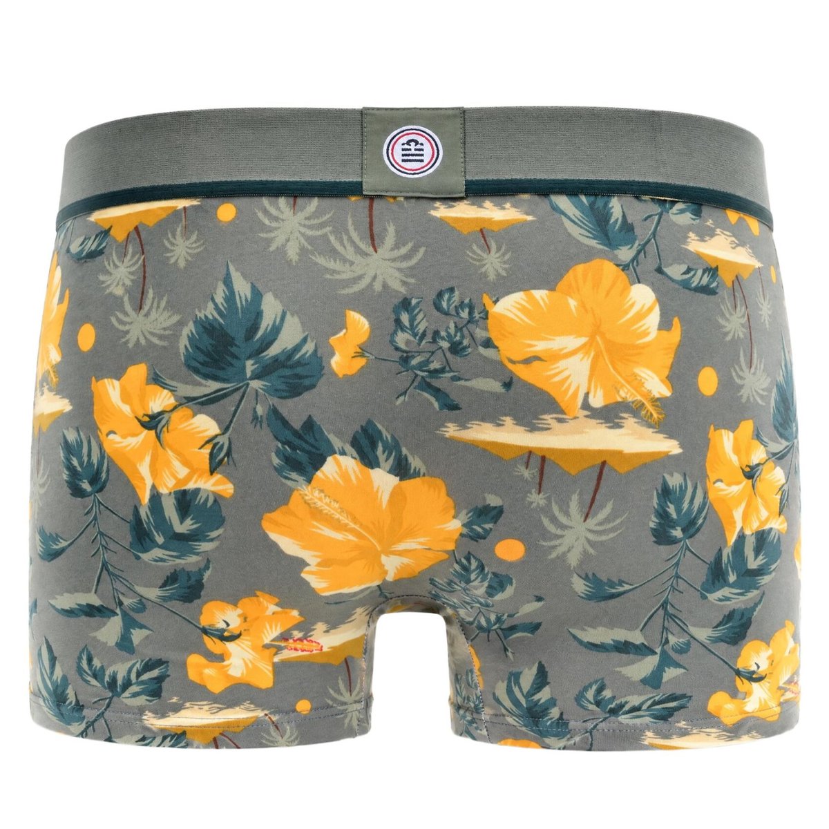 Lot De 3 Boxers Microfibre noir/jaune/bleu/blanc/kaki, SERGE BLANCO
