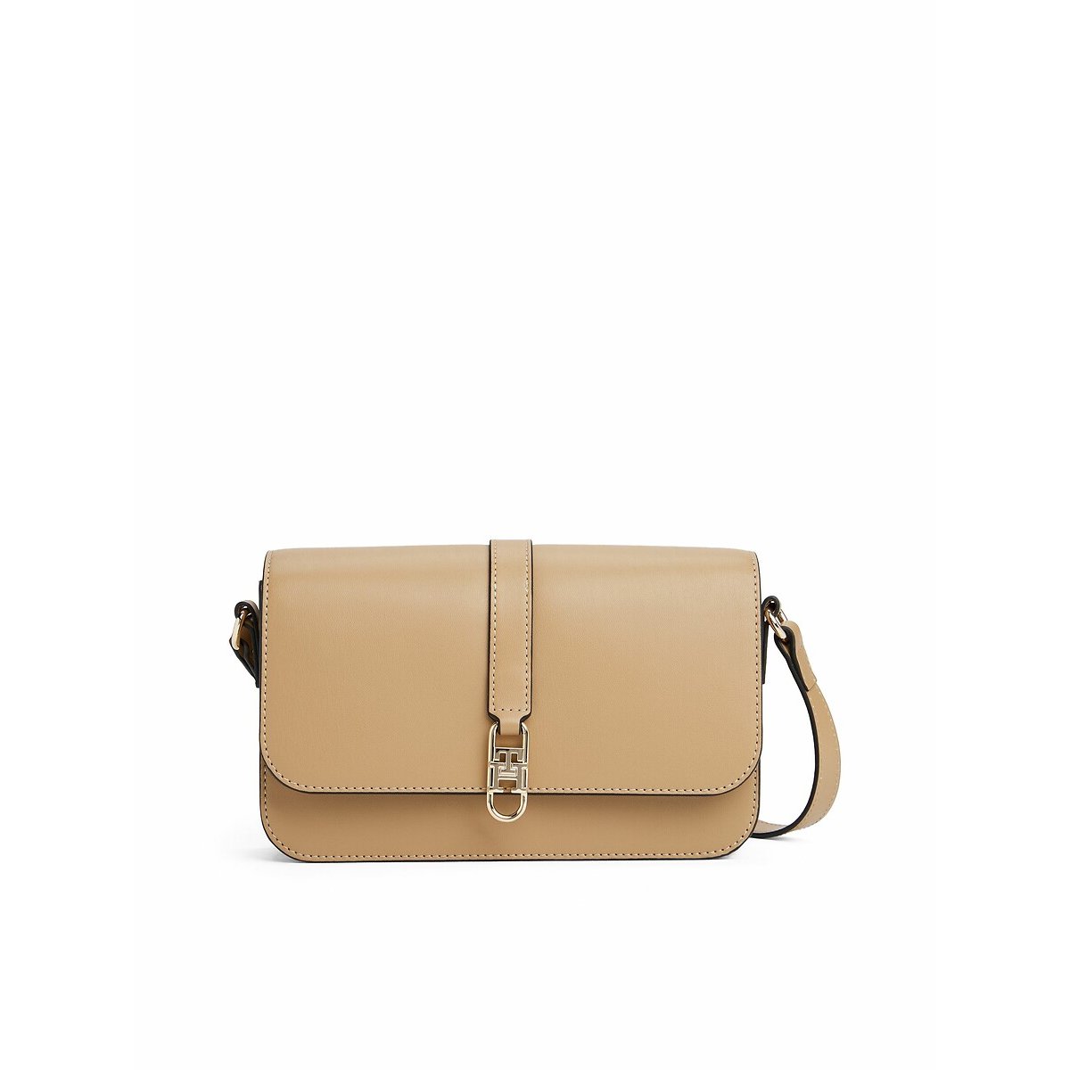 Sac besace à rabat, à bandoulière beige kaki, TOMMY HILFIGER