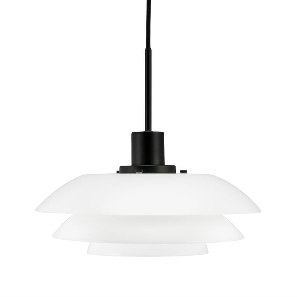 Suspension DL31 opale/noir, DYBERG LARSEN