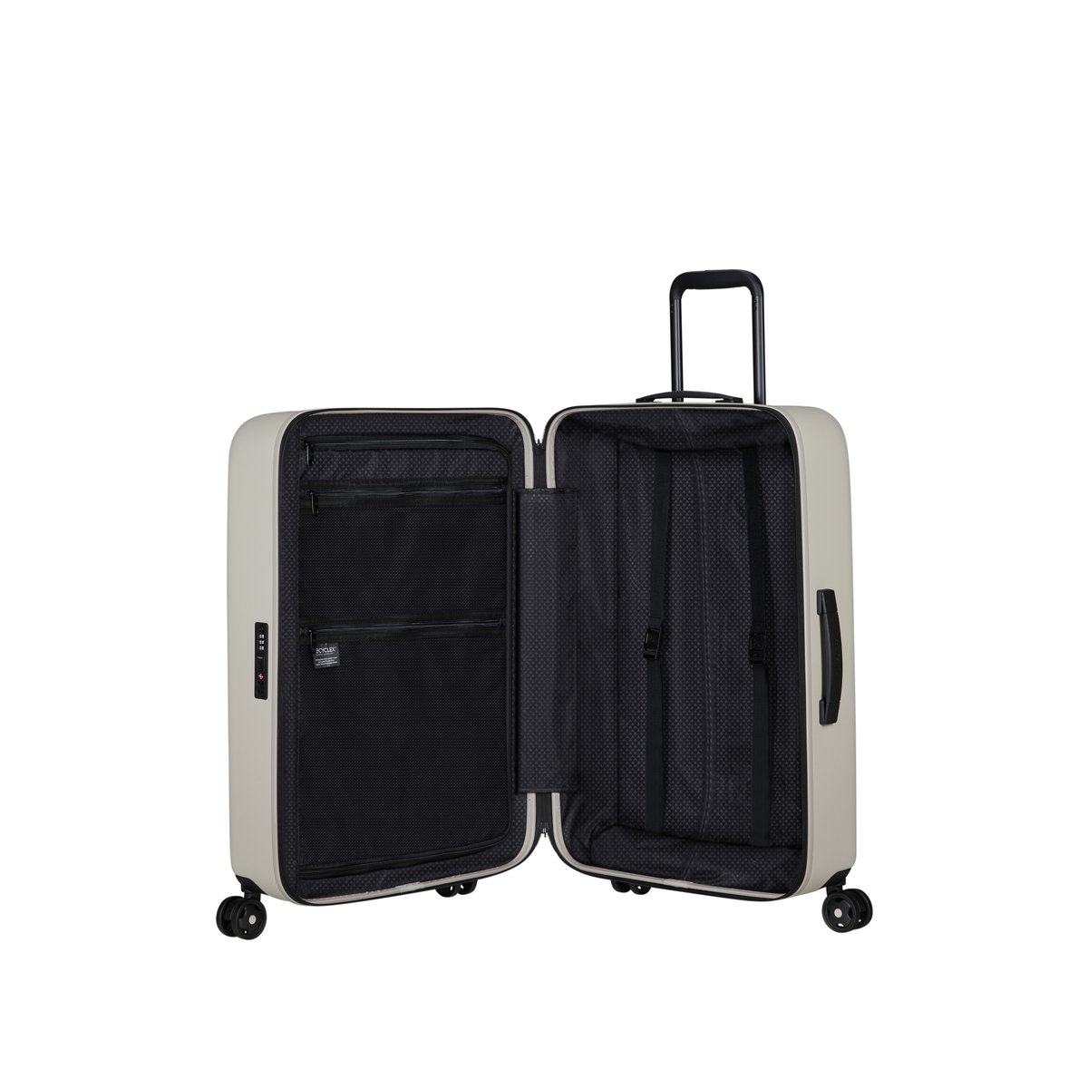 Stackd valise 4 roues taille M sand, SAMSONITE