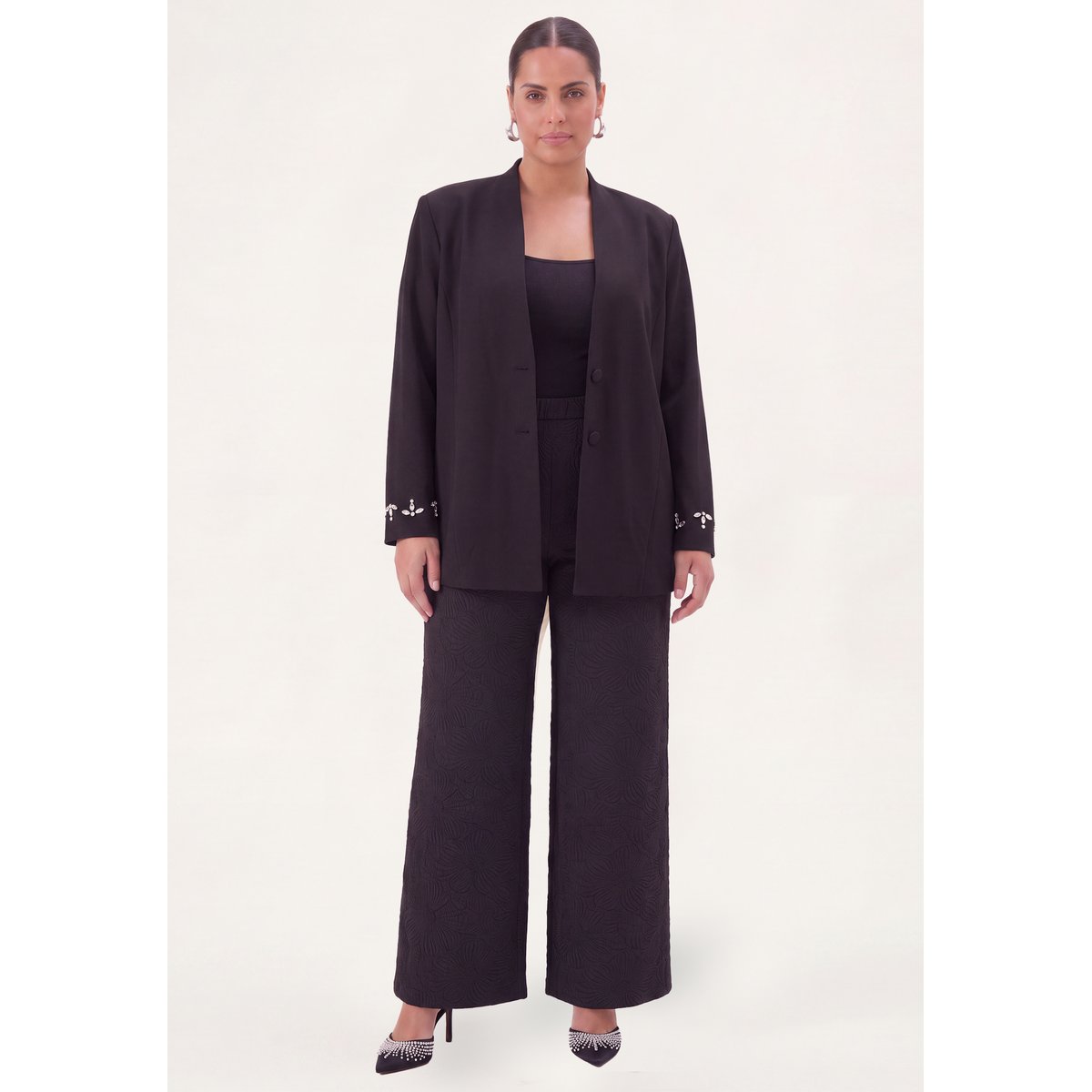 Veste /Blazer avec manches longues noir, YOEK