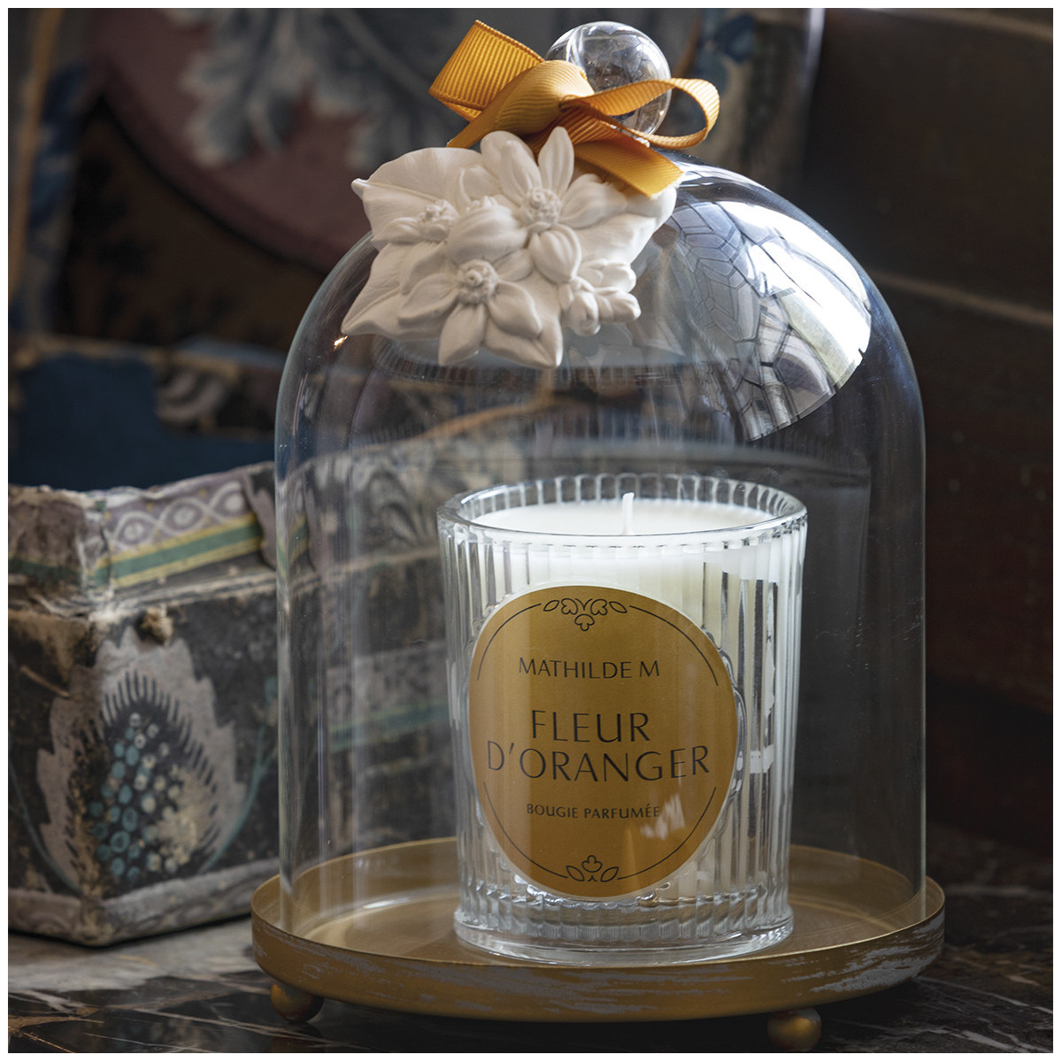 Bougie parfumée 145 g - Fleur d'Oranger blanc, MATHILDE M