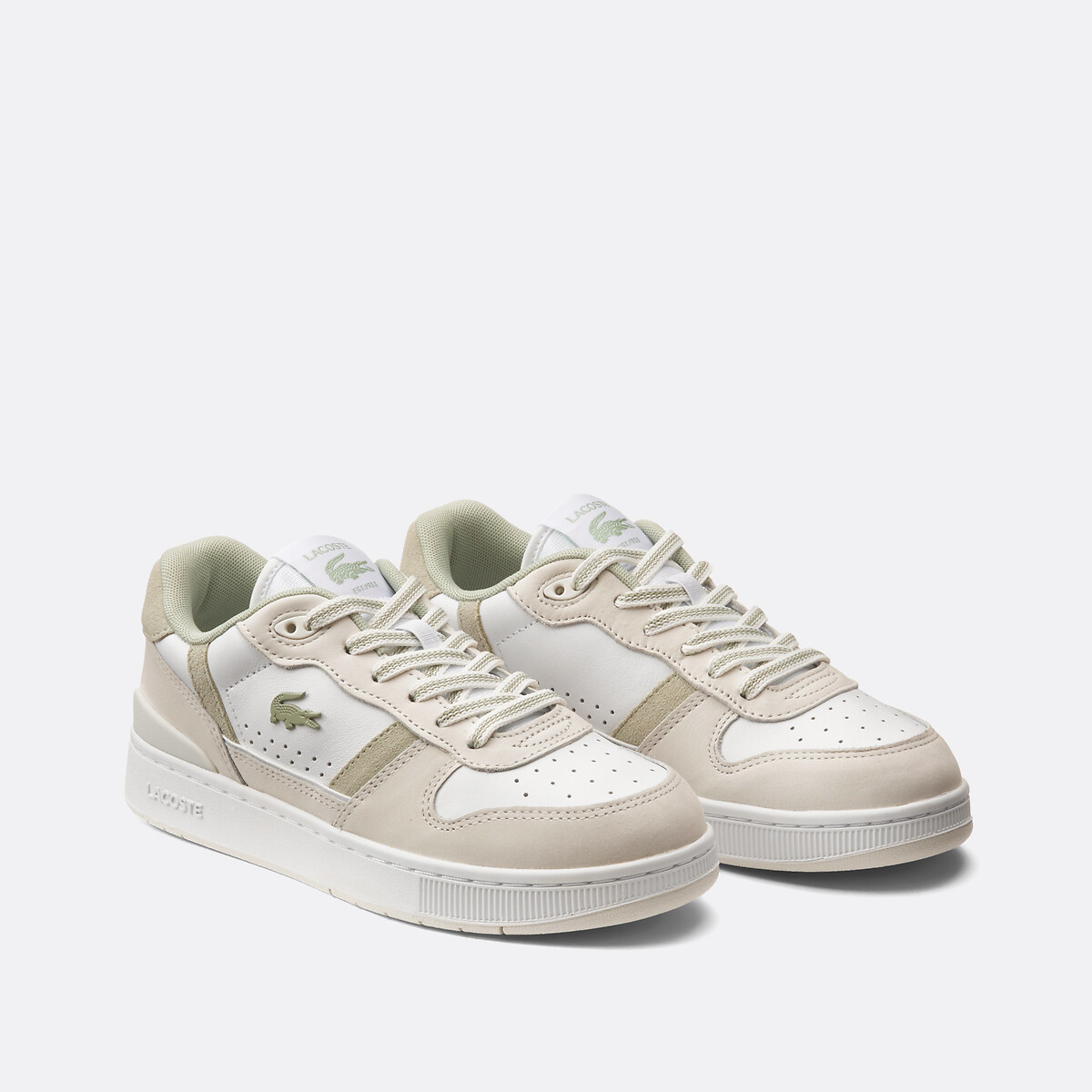 Baskets basses T Clip Set blanc-16x, LACOSTE