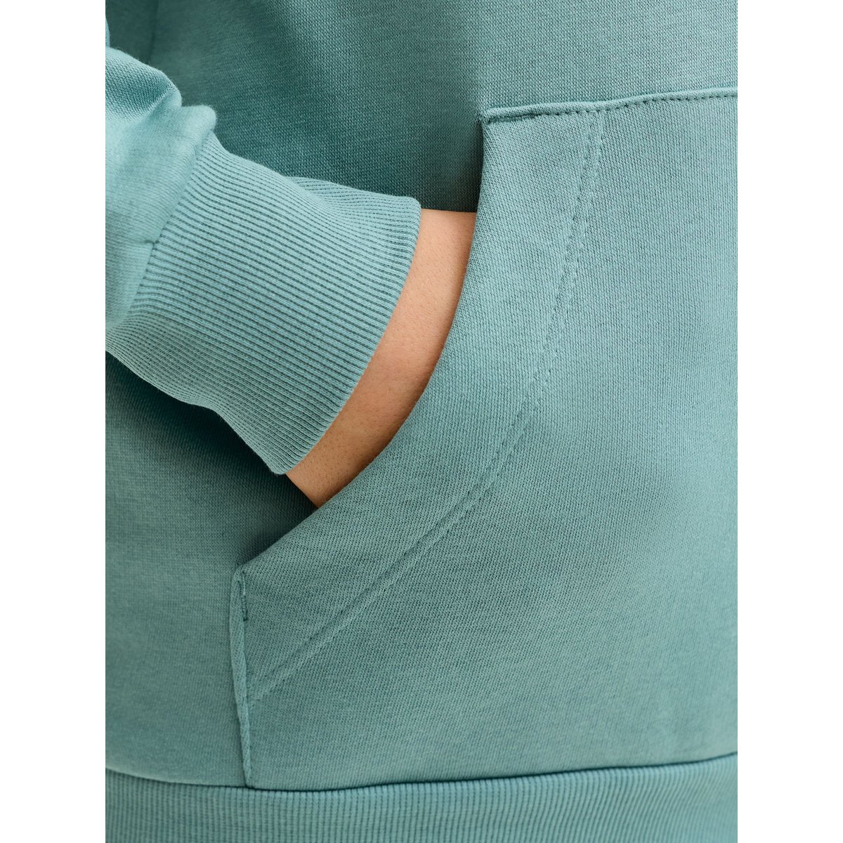Sweat À Capuche turquiose - mineral blue, JACK & JONES JUNIOR