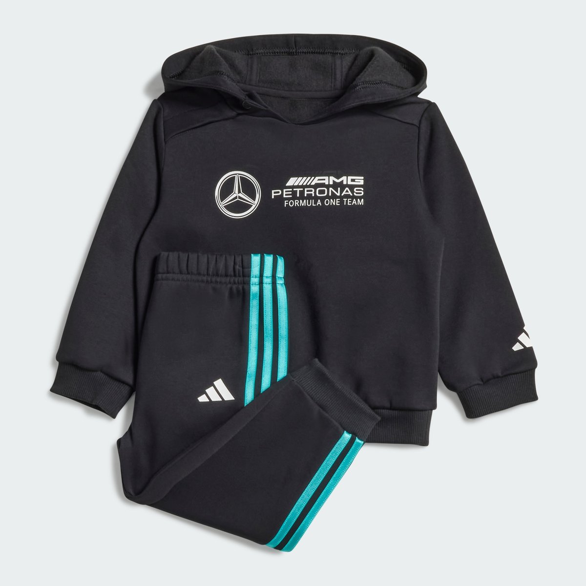 Ensemble Sportswear Bébés Manches Longues Mercedes - Amg Petronas Formula One Team Dna black / white, adidas Performance