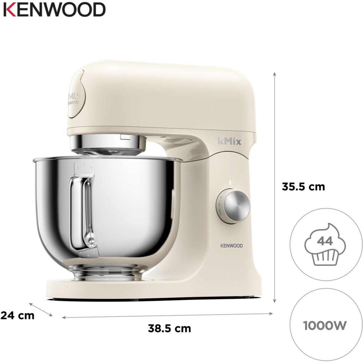 Robot pâtissier Kmix crème KMX751ACR couleur unique, KENWOOD