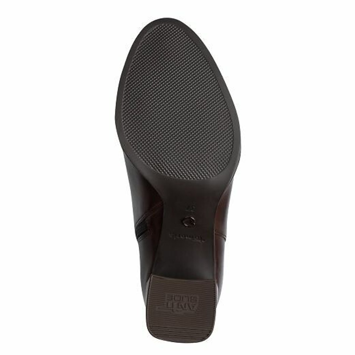 Leather Ankle Boots dark brown, TAMARIS