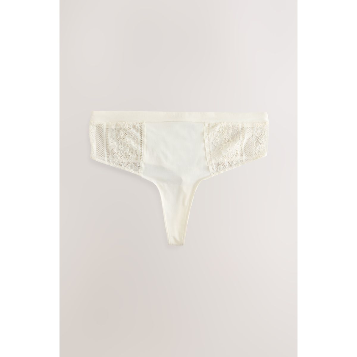 Culotte en dentelle et modal, lot de 3 kaki/rose clair/crème, NEXT