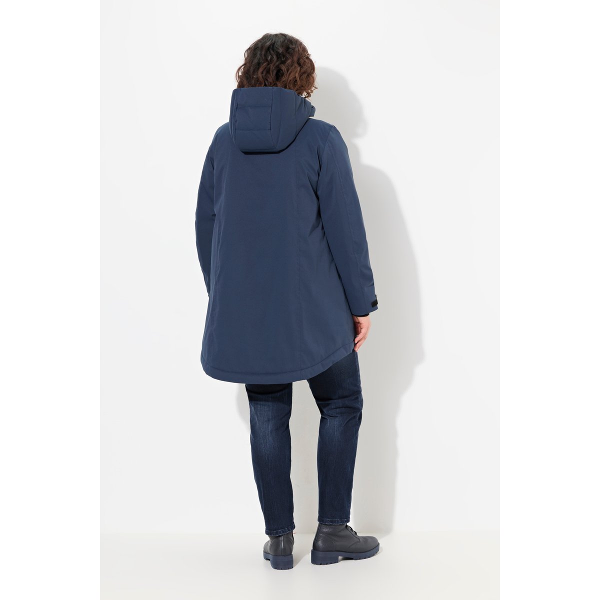 Veste technique HYPRAR imperméable, capuche pétrole foncé, ULLA POPKEN