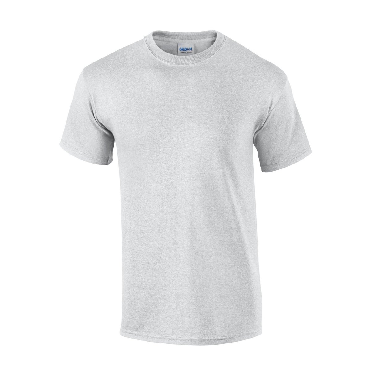 T-shirt uni manches courtes gris cendre, GILDAN