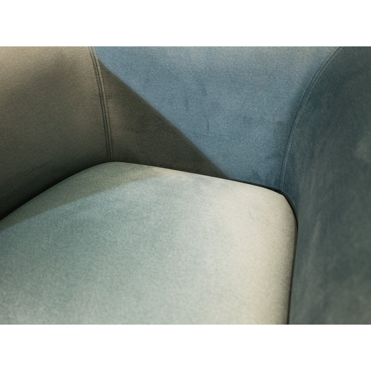 Fauteuil velours, CELINE vert, BOBOCHIC