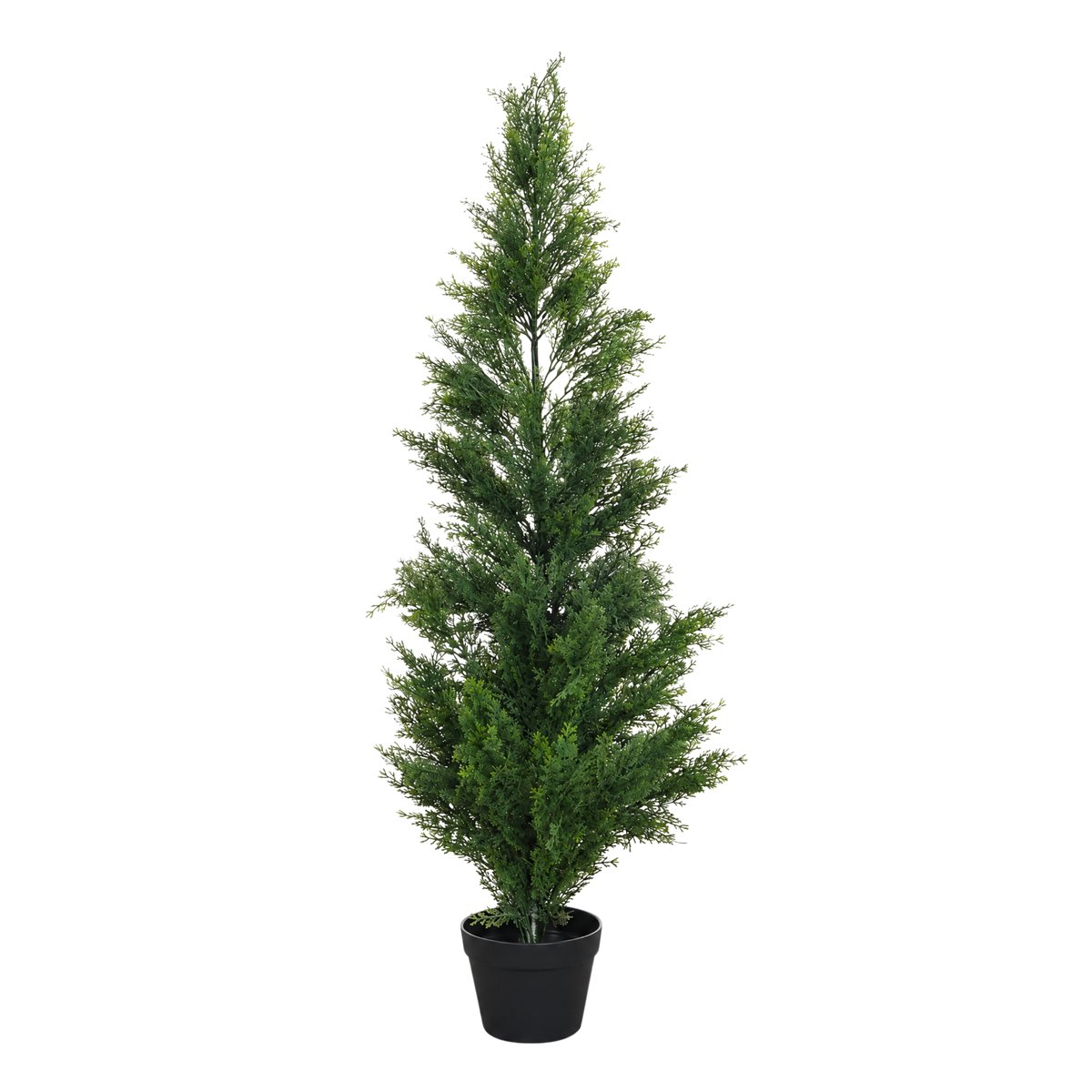 Cyprès artificiel en pot H120 vert, SIA