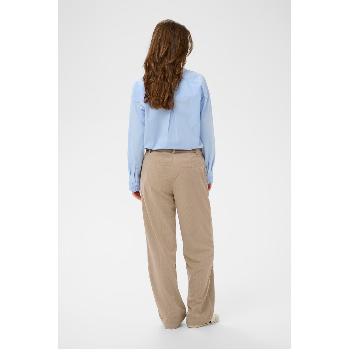 Pantalon de costume marron cobblestone, CREAM