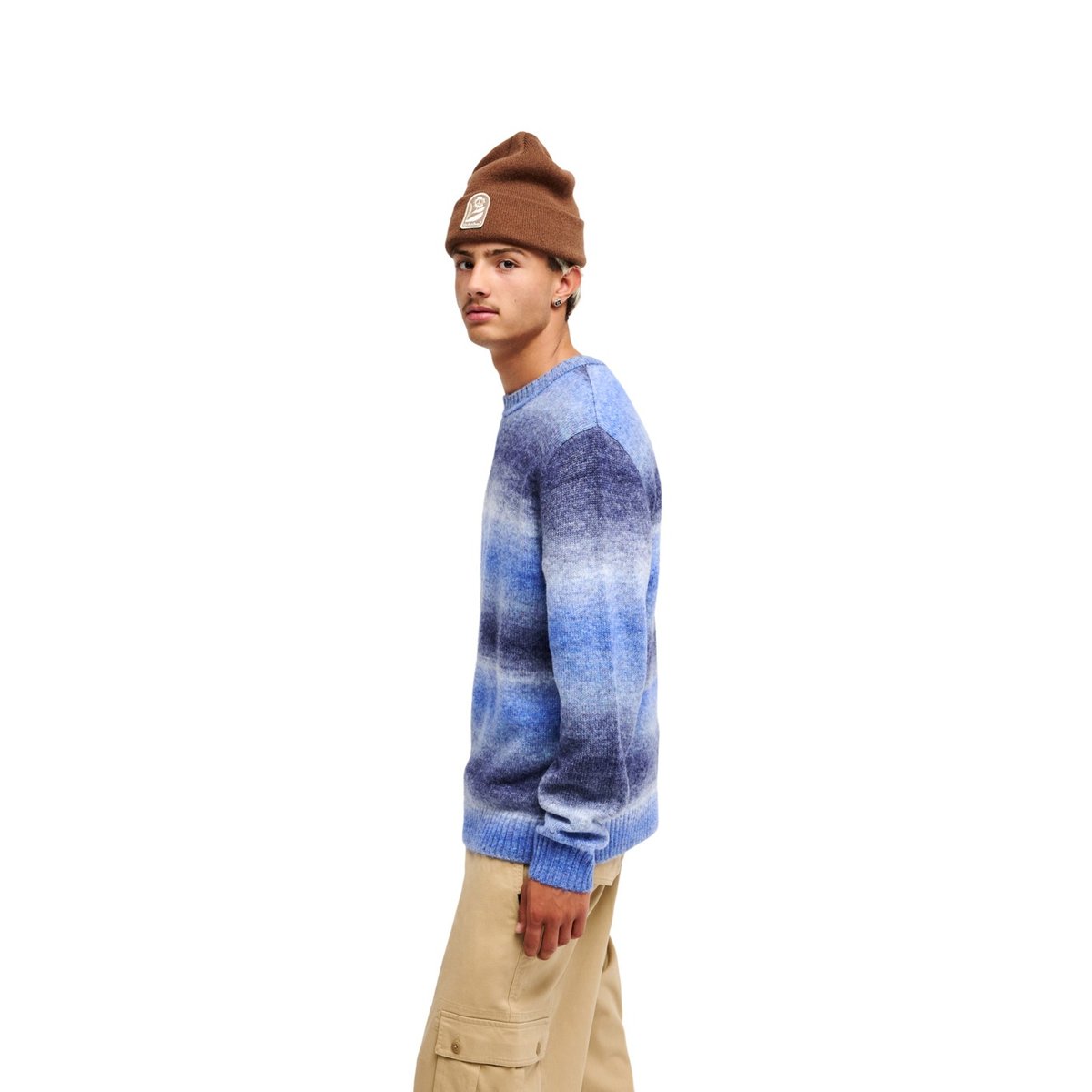 Pull LIMA HAIRY bleu dark denim gradient, QUIKSILVER