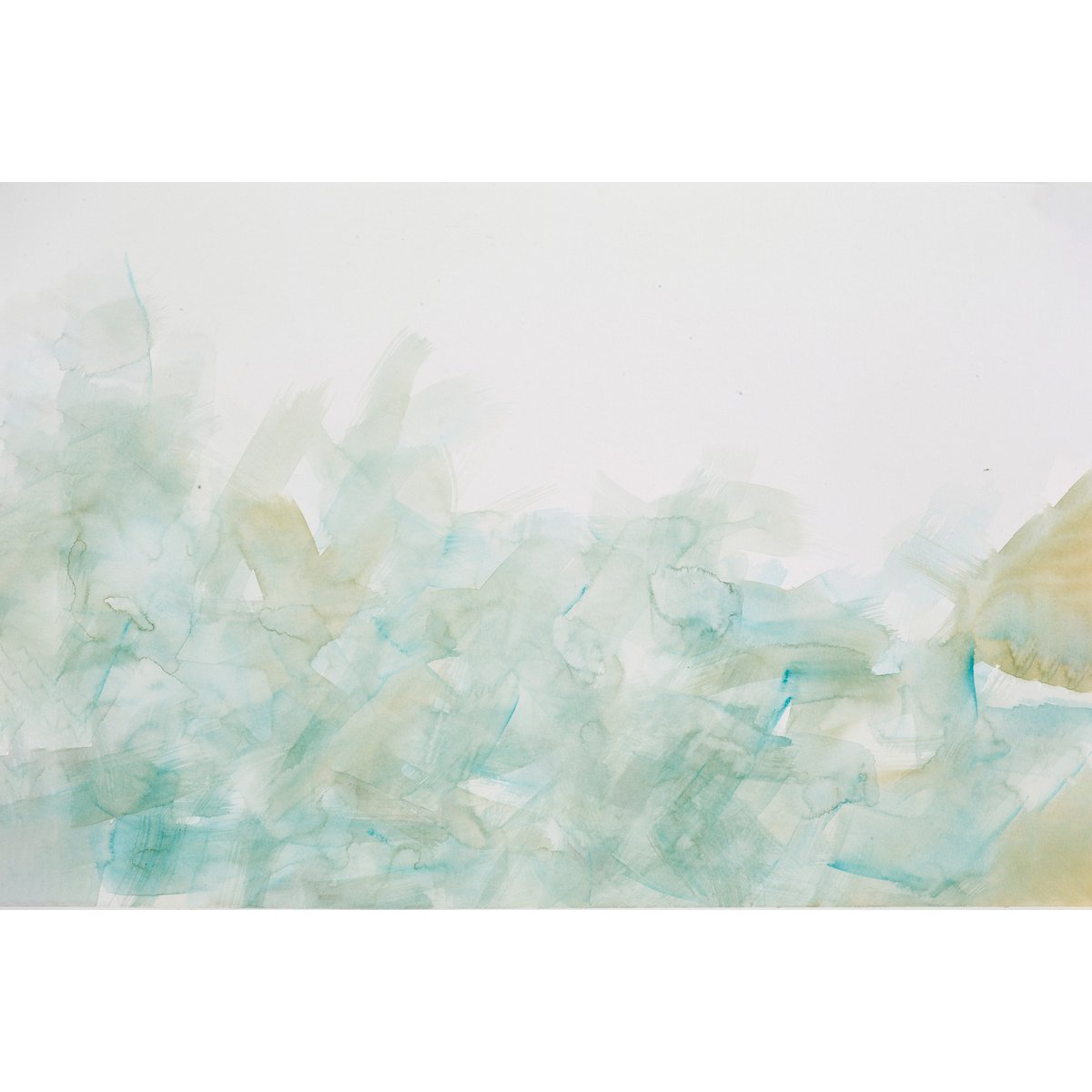 Papier peint panoramique Cascade,  300 x 250cm vert, ACTE DECO