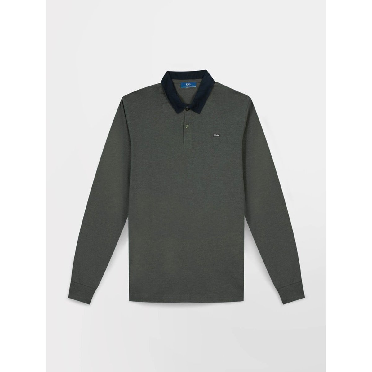 Polo manches longues PEKANPOL sapin, TBS