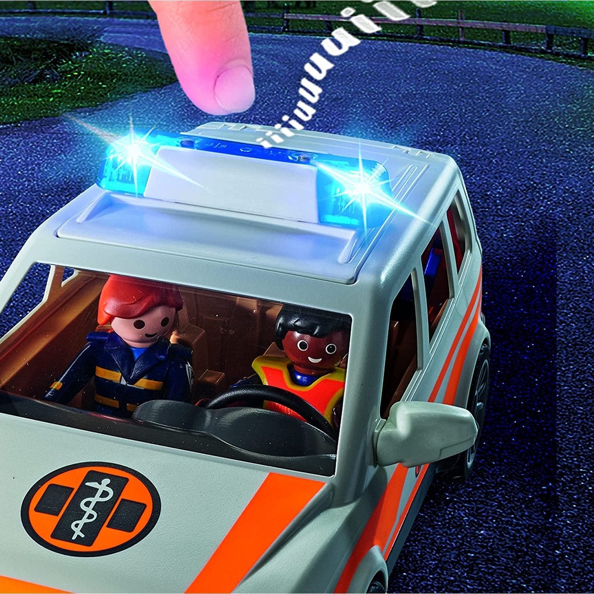 City Life La voiture de médecin urgentiste multicolore, PLAYMOBIL
