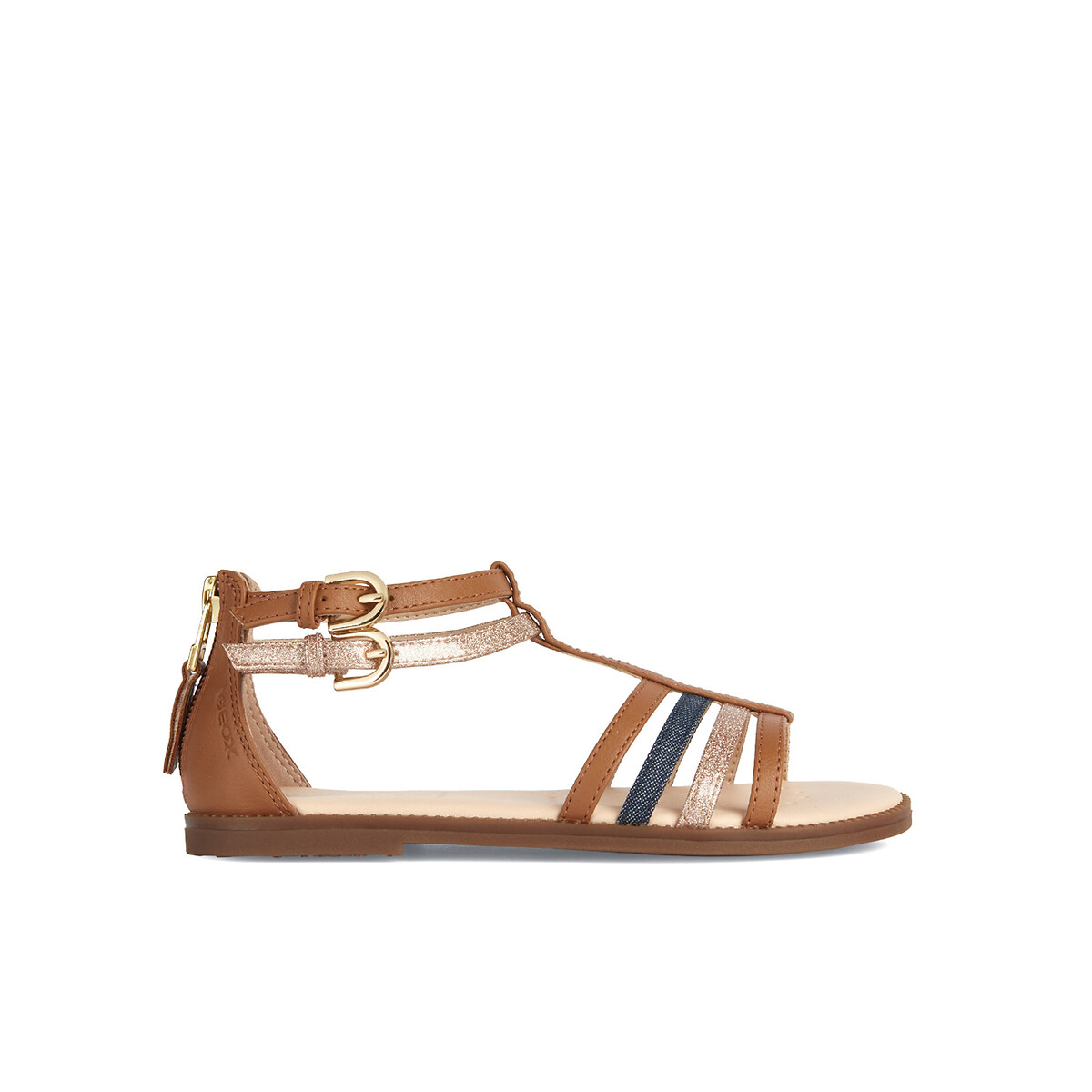 Sandales respirantes Karly cognac, GEOX