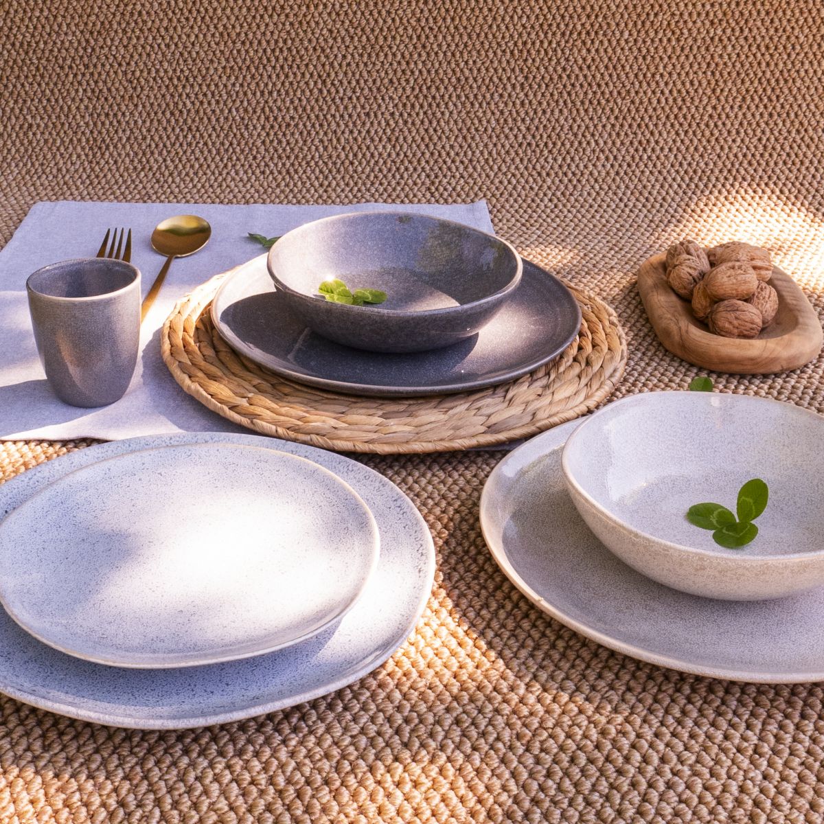 Lot de 6 tasses, ZAO gris, ARTIME