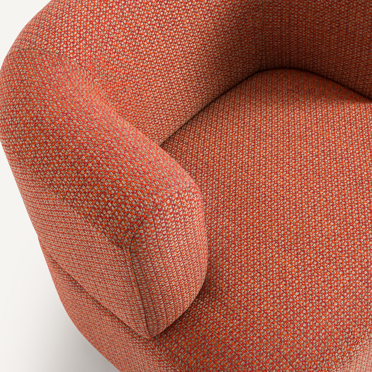 Fauteuil petit modèle polypropylène texturé Darrel tomette, AM.PM