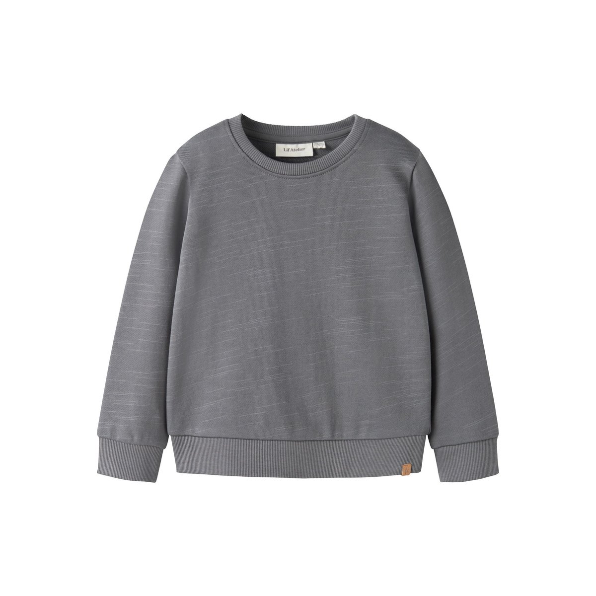 Sweat-Shirt gris - poppy seed, NAME IT