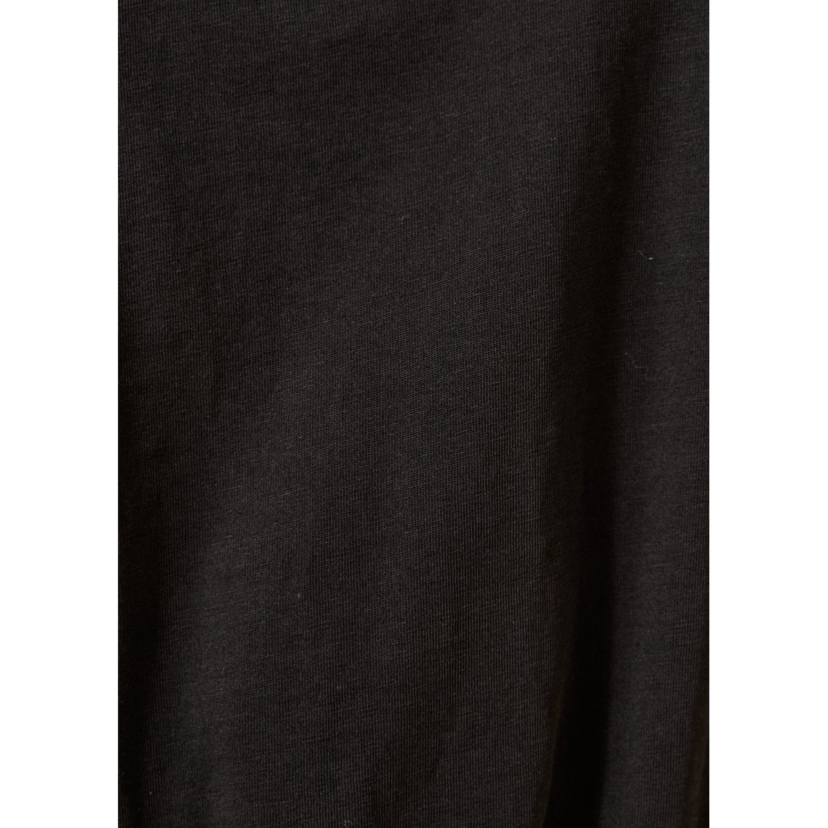 T-shirt manches courtes droit en coton noir, LA FEE MARABOUTEE