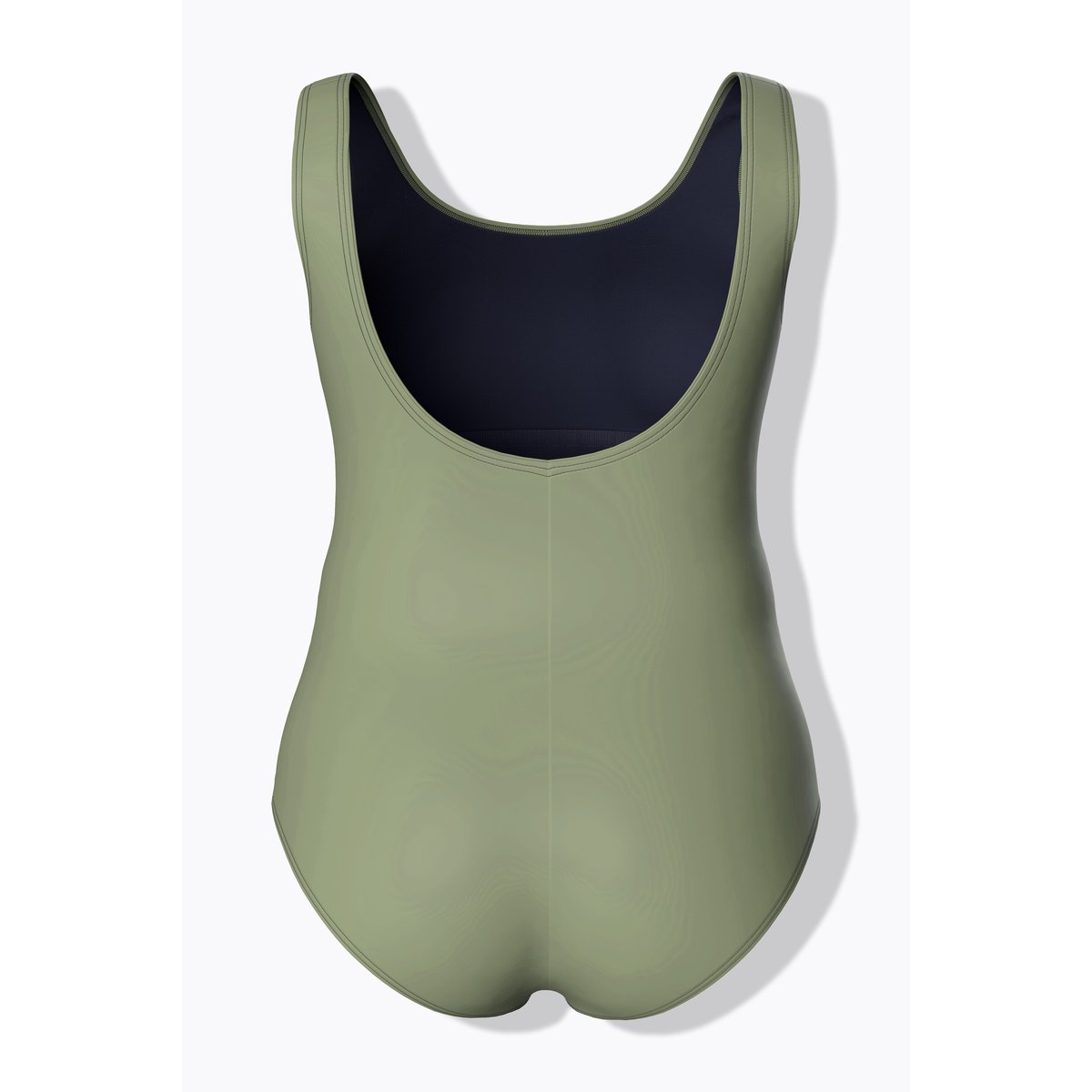 Maillot de bain sans bonnets souples vert olive, ULLA POPKEN
