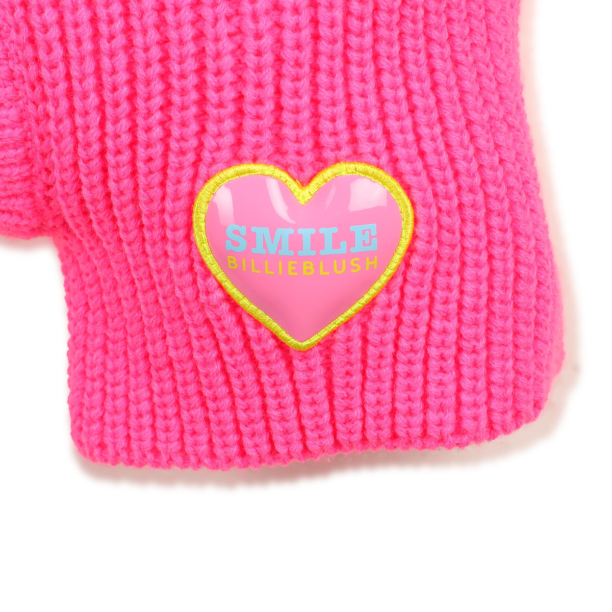 Cagoule en tricot storm pink, BILLIEBLUSH