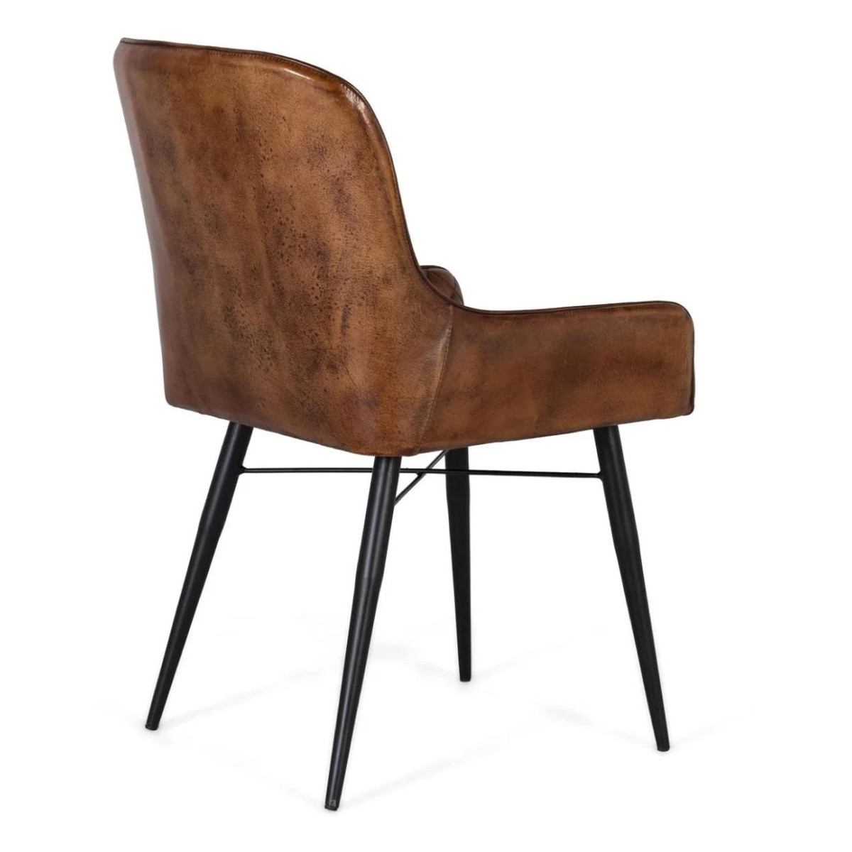 Chaise marron, DECORATION D’AUTREFOIS