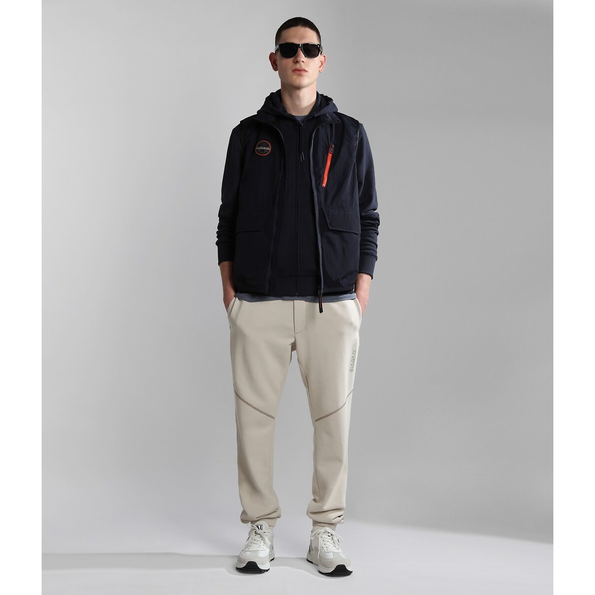 Sweat zippé à capuche Balis bleu marine, NAPAPIJRI