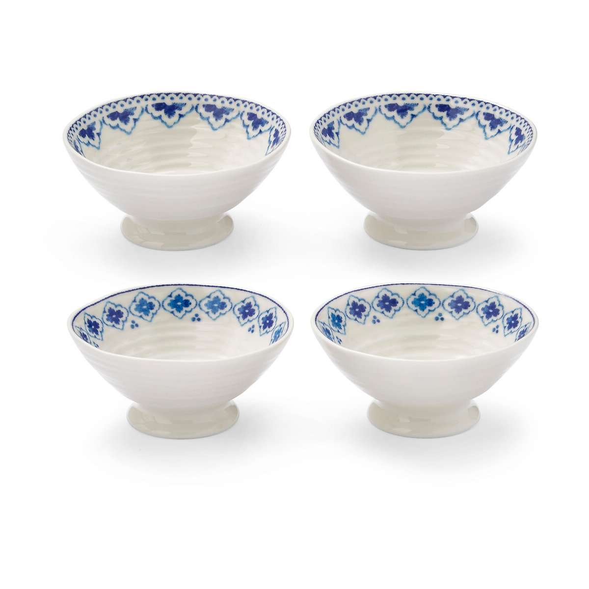 Set of 4 Blue Assorted Mini Dishes blue, SOPHIE CONRAN FOR PORTMEIRION
