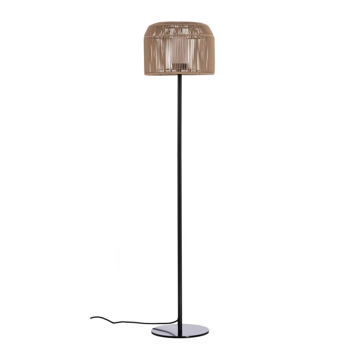 Luminaire de terrasse, Solvindor kaki, noir, LUCANDE