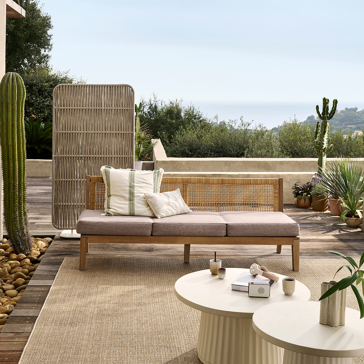 Tapis effet jute intérieur et extérieur XL Essen naturel, LA REDOUTE INTERIEURS