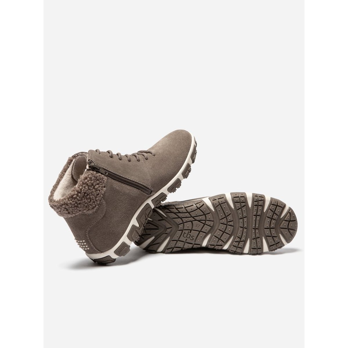 Bottines JANISSA taupe, TBS