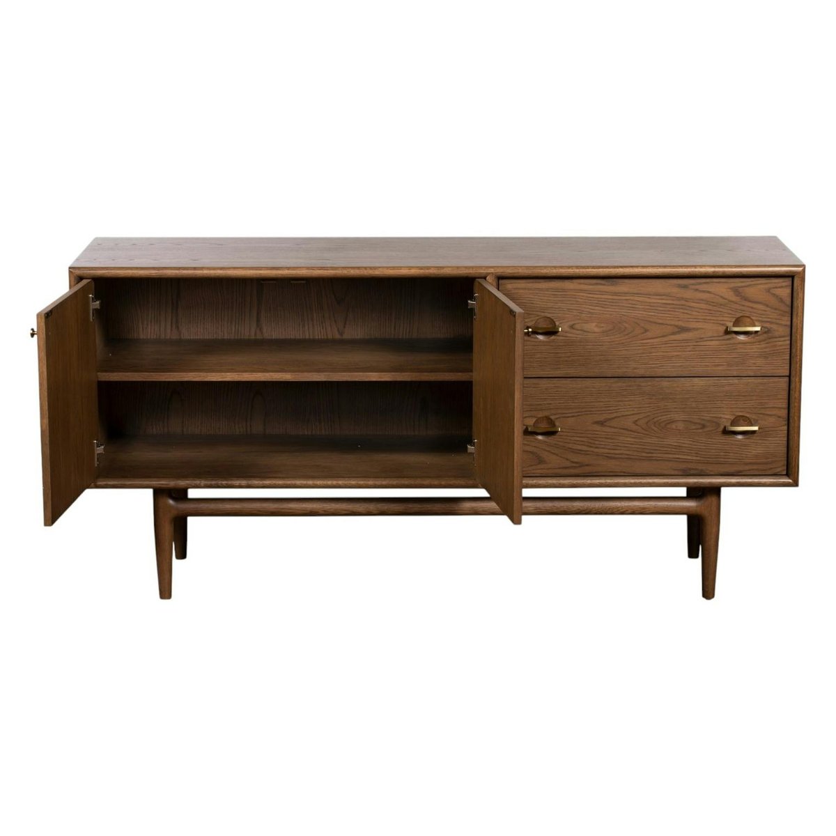 Buffet vintage en bois de chêne BRADFORD bois naturel, PIER IMPORT