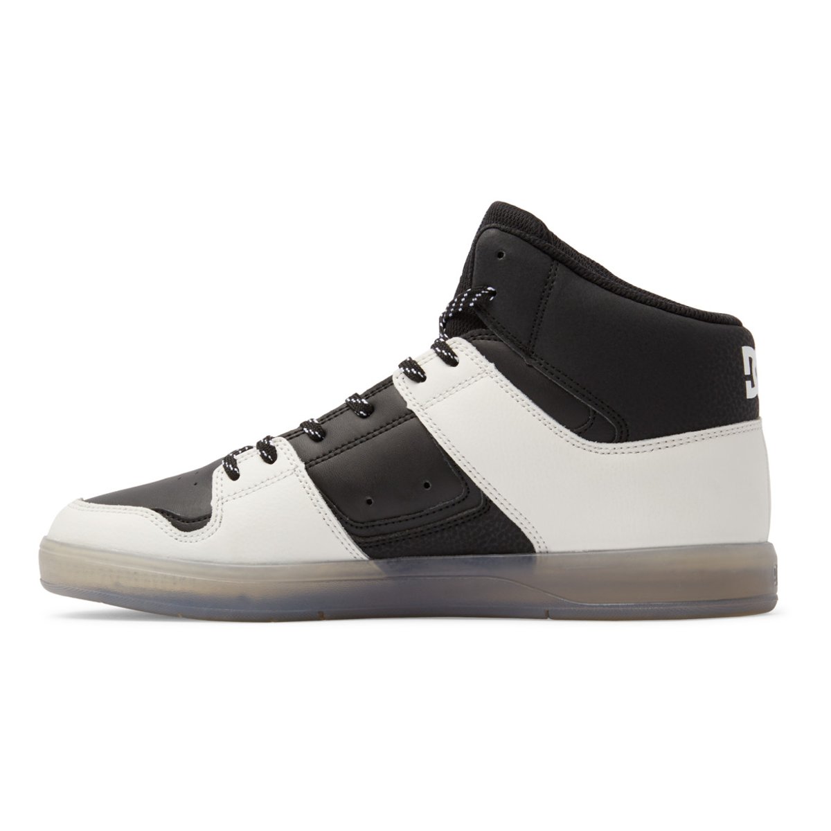 Chaussures de skate montantes en cuir. noir black/cream, DC SHOES