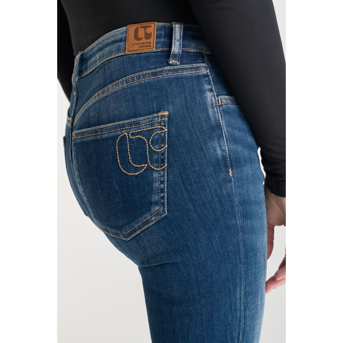 Jeans bootcut POWER bootcut, longueur 34 blue, LE TEMPS DES CERISES