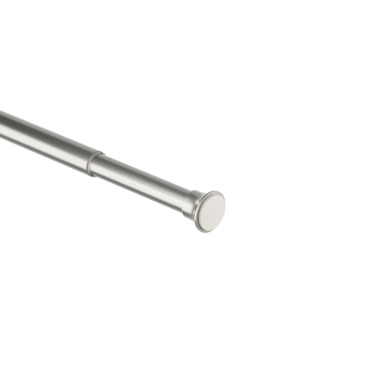 Tringle à rideaux de douche salle de bains CHROMA argent, UMBRA