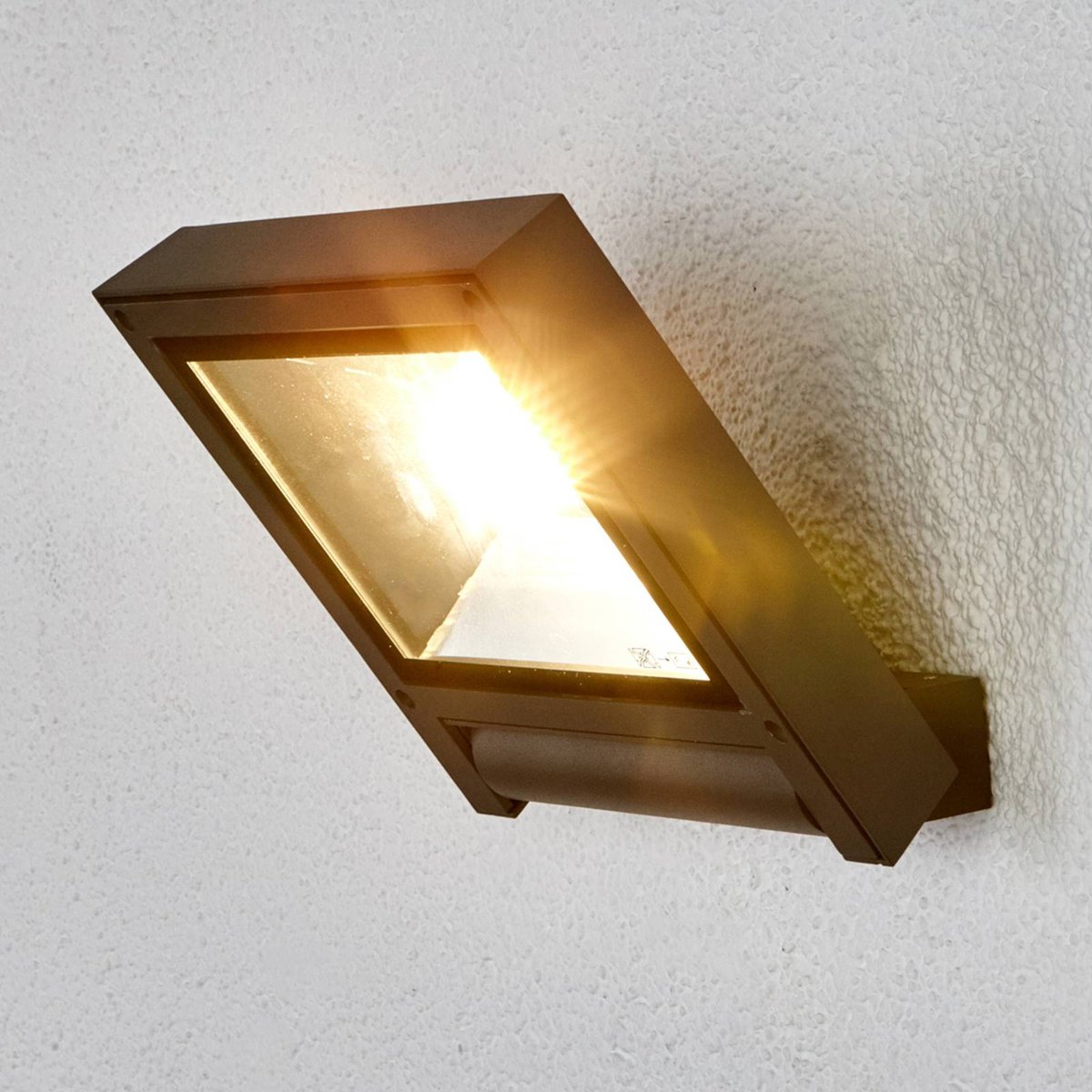 Luminaire extérieur en aluminium moderneLED anthracite, LUCANDE